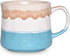 Bosmarlin Large Ceramic Coffee Mug, Big Tea Cup, 21 Oz, Dishwasher and Microwave Safe - 7 Colors to Choose, 1 PCS