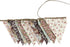 LOVENJOY Brown Floral Collection 100% Cotton Banner for Wedding Baby Shower Party Decoration
