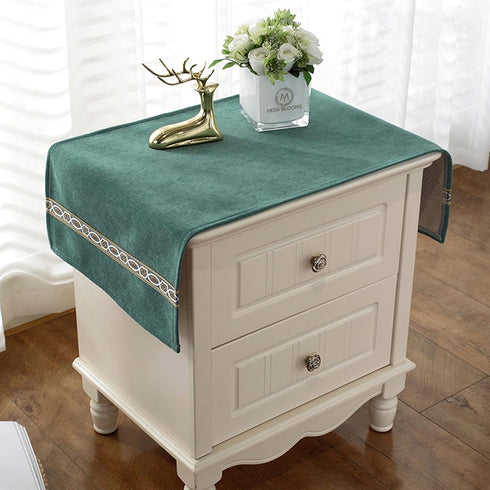 Bedside Tablecloth Table Dustcover End Tablecover Tabletop Home Decoration Fabric Tablecloth Bedside Table Cover