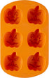 Wilton Jack-O-Lantern Non-Stick Silicone Mold, 6-Cavity
