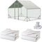 Chicken Coop Cover Waterproof and UV, 11.3 * 6.3 FT Chicken Run