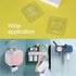 Double Sided Adhesive Hooks - 20 Pack + 4 Pack Wall Hanger Holder, 13.2lb Max for Bathroom, Kitchen, Office
