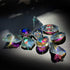10pcs H&D HYALINE & DORA Coloful Crystal Chandelier Lamp Lighting Drops Pendants Prisms Hanging Glass Prisms Parts