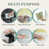 Set: 6 Packs YoulerTex Swedish Dishcloths Dish Towels Cellulose Sponge Cloths Reusable Cleaning Cloths for Kitchen