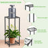 FVFVAHO 2 28 Tier Tall Metal Plant Stand Indoor Outdoor, Square Modern Flower Pot Rack for Indoor Living Room, Corner