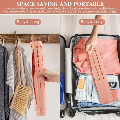 Bathroom Sink Cover for Counter Space, Foldable Sink Toppers, Silicone Makeup Brush Cleaning Mat, Light Pink