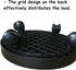 WanderingDonkey 2 Pack 9.8 Inch of Heavy Duty Plant Caddy with Wheels,Rolling Plant Stand Pot Trolley, Potted Flower