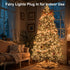 33 100LEDs 8 FT Christmas Lights Plug in,Outdoor Indoor Connectable Fairy Lights with Timer and Modes,Christmas Tree