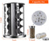 DOUBLE 2 C Revolving Countertop Spice Rack, Stainless Steel Seasoning Storage Organization, Spice Carousel Tower with