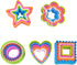 25 PCS Cookie Cutter Set, Multi-size Sandwich Fondant Cake Fruit Vegetable Shapes Cutter Set