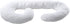 Cheer Collection J Shaped Pillowcase - Soft Microfiber White Cover
