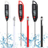 Waterproof Food Thermometer with Long Probe, Digital Instant Read Thermometer for Cooking, BBQ Grill, Candle