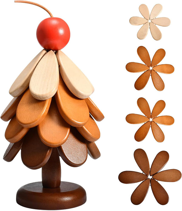Wooden Christmas Tree Shaped Coasters for Home Dcor, Enterway Decor, Dinner Table