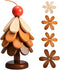 Wooden Christmas Tree Shaped Coasters for Home Dcor, Enterway Decor, Dinner Table