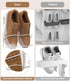 6 Pack, Wall Mounted Shoe Rack with Sticky Hanging Strips, Metal Wall Shoe Storage, Hanging Shoe Organizer