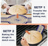 KLOSN Sourdough Bread Baking Mat, Large & Small Silicone Bread Sling for Dutch Oven, 500°F Heat-Resistant