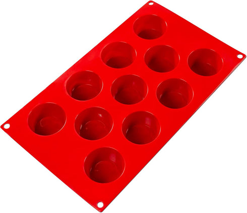 Fat Daddio's SMF-022 Silicone Bakeware 11-Cavity Muffin (1.7 oz) by Fat Daddio's