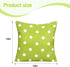 Poise3EHome Outdoor Throw Pillow Covers Set of 2, Waterproof Decorative Pillow Covers for Couch, 18X18 Inches, Green
