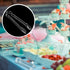 Patelai 10 Pieces Small Plastic Serving Tongs for Appetizers, Clear Mini Sugar Cube Buffet Ice Tongs, 6.3 Inch
