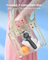 TriPole Portable Handheld Misting Fan, 4000mAh Rechargeable Personal Mister with 40ml Water Tank for Outdoor Travel