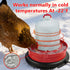 Winter,14 Inch 80W,Chicken Poultry Chicken Water Heater - KOKOPRO Poultry Water Heater Base for for Plastic/Metal