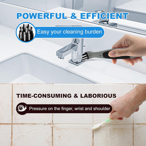 Cleaning Brush Set (Gray & Black)