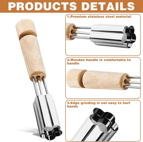 Stainless Steel Cupcake Corer Tool, Reusable Cupcake Filler Tool for Baking and Decorating Cupcake Accessories