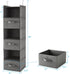 6 Closet Closet 2 (Grey-D3) MAX Houser Tier Shelf Hanging Organizer, Hanging Shelf with Sturdy Hooks for Storage