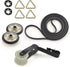 4392065 Dryer Repair Kit - Drum Belt 341241, Idler Pulley 691366, 2 Rollers 349241T, Compatible with Whirlpool
