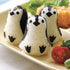Sushi Making Kit, Rice Ball Molds, Bento Accessories, Sandwich Cutters for Kids Kitchen Tools
