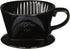 Kalita #01005 Ceramic Coffee Dripper, Black, for 1-2 People