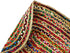 COTTON CRAFT Jute Chindi Braid Rag Rug, 2' x 3' Oval, Multi Color, Handwoven Reversible Natural Recycled Cotton