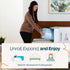 LINENSPA Twin Size Memory Foam Mattress Topper - 2 Inch Gel Infused Cooling Plush Feel - CertiPUR Certified