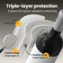Bottle America | Triple-Layer Reusable Wine Travel Protector Sleeves for Glass Bottles | Impact & Leak Resistant | Carrier Bag | Airplane Cruise Car | Gift Vacation Party | 3 Pack w/3 Bubble Wraps