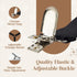 FeelAtHome Bed Sheet Holder Straps - Criss-Cross Suspenders Keep Fitted/Flat Sheets in Place for Twin Queen King