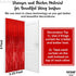 KatchOn XtraLarge Red Streamers - 3.2x8 Feet, Pack of 2 for Wedding and Birthday Decorations