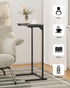 28.7 inch TB01BK071 TUTOTAK C Shaped End Table, Tray Table, Small Side Table, Tall Couch Table, Tv Tray, Sofa Table