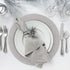 Set 6) Round Placemats Dual Sided, Faux Leather Place Mats Non-Slip Heat Stain Resistant Outdoor Table Mats Indoor