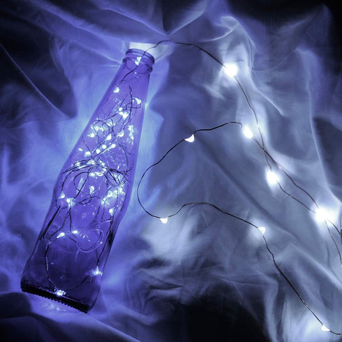 Led Fairy Lights Battery Operated, 1 Pack Mini Copper Wire Starry Lights for Bedroom, Christmas, Parties, Wedding Decor