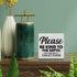 Country Only Flush Toilet Paper Wood Box Sign Decor, Be Kind to the Septic Wooden Box Block Sign for Bathroom Shelf