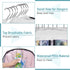 MISSLO 10" Gusseted All Clear Garment Bags, 40" Suit Bags for Closet Storage, 3 Packs for Hanging Clothes