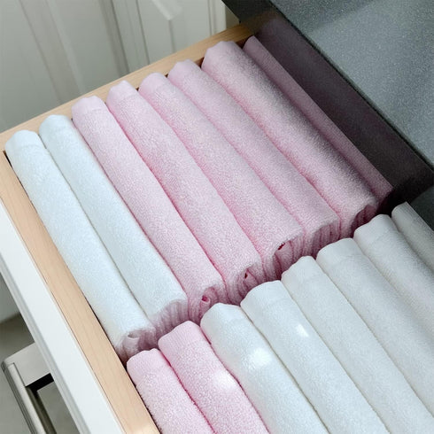 SUMMERMIA 12 Pack 13" 13" Washcloths x - Soft Wash Cloths for Your Face Towel, Viscose derived from Bamboo & Cotton