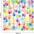 Handprint Bathroom Curtain, Watercolor Rainbow Color, Washable Polyester Fabric Shower Curtain, 72 X 72 Inches