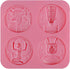 Funshowcase Antique Egypt Coins Inspired Chocolate Candy Silicone Mold for Cake Decorating, Crafting