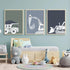 Youillne Bulldozer 12x16 Inch Set 3 Construction Truck Wall Art Decor Toddler Boys Room Canvas Wall Art Tractor Vehicle