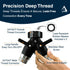2 DBR Tech Garden Hose Splitter Way Heavy Duty | Faucet Adapter with Long Handle, Outdoor Water Spigot Hose Bib Y Wye