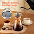 COSORI 8-Cup Pour Over Coffee Maker, 34oz Drip Coffee Maker with Double Layer Stainless Steel Filter