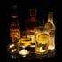 Kicsto Led Coasters,Led Stickers,Led Bottle Lights,Bottle Glorifies Coaster,Lit up Wine Liquor Bottles,Led Bar Service