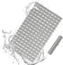 PuoWeo Bathtub Mat Non Slip for Bathroom with Suction Cups and Drain Holes
