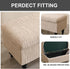 48) Eco-Ancheng Storage Ottoman Cover Rectangle Ottoman Slipcover Folding Storage Bench Cover Footrest Stool Slipcover